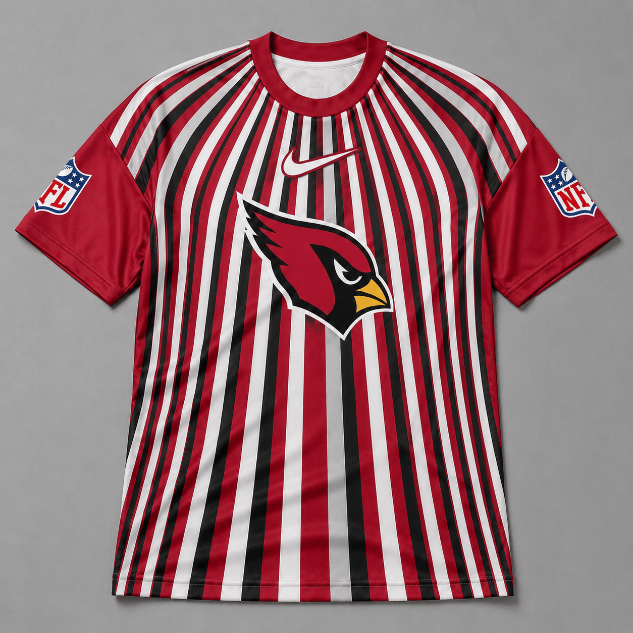 AC Premium NFL Men’s Athletic Vertical Stripe T-Shirt