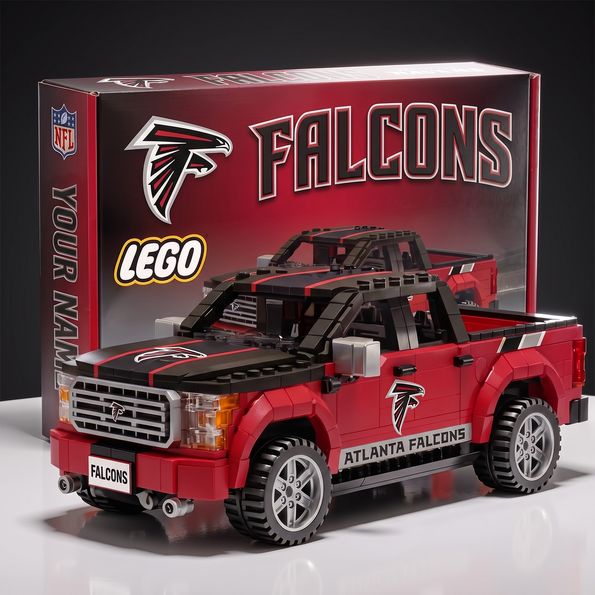 AF x NFL IN-HOUSE CRAFTED PICKUP TRUCK BUILDING BLOCK SET