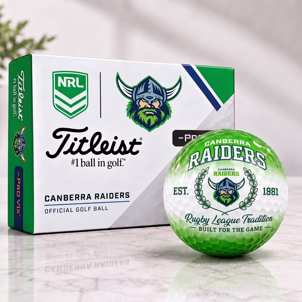 CAN X Custom NRL Football Tradition Golf Ball Set