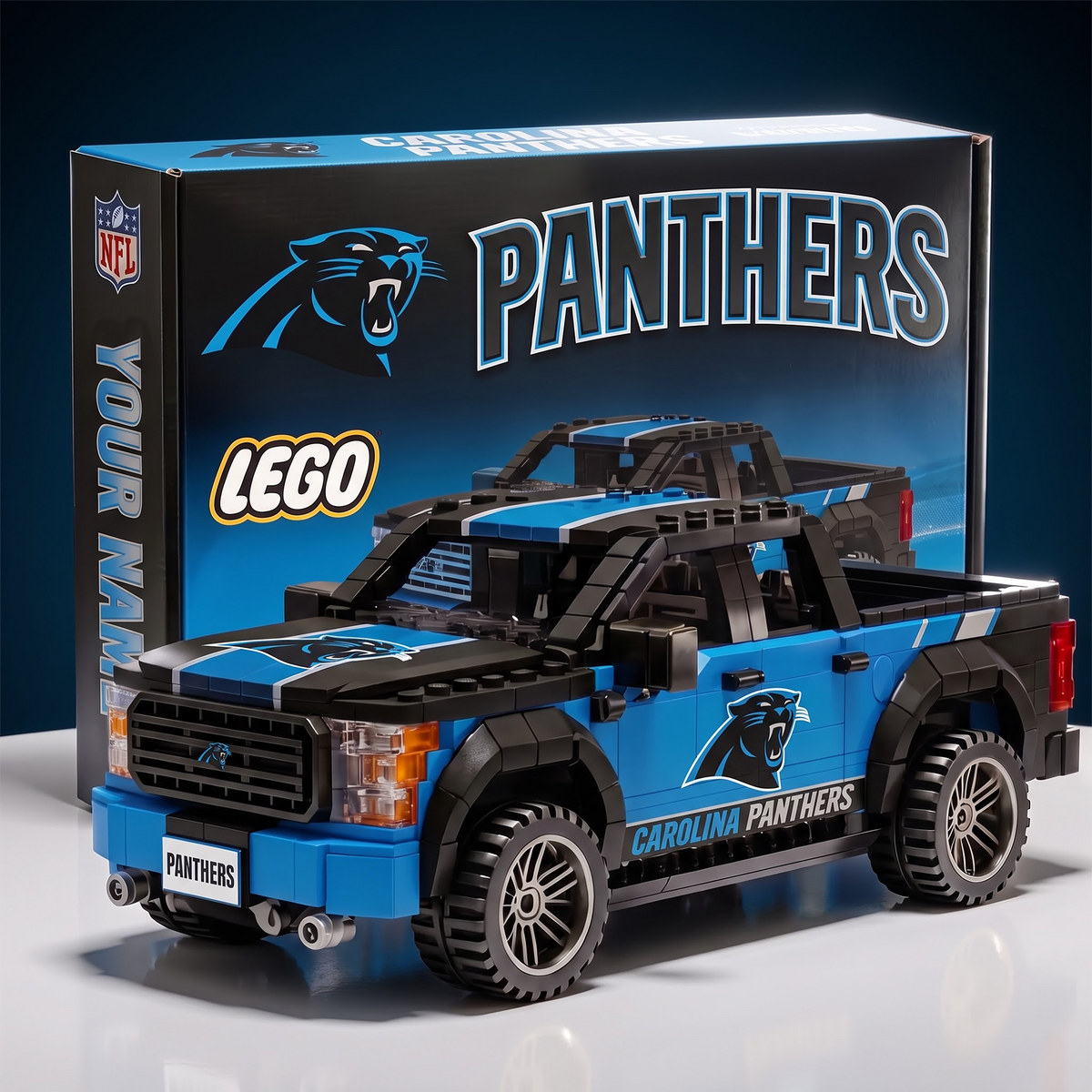 CP x NFL IN-HOUSE CRAFTED PICKUP TRUCK BUILDING BLOCK SET