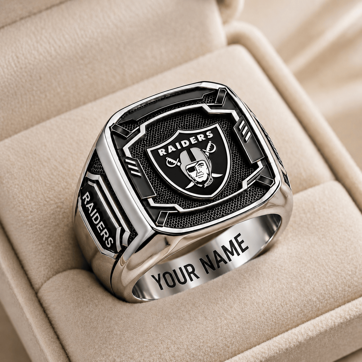 Exclusive NFL x LV Personalized Name Ring
