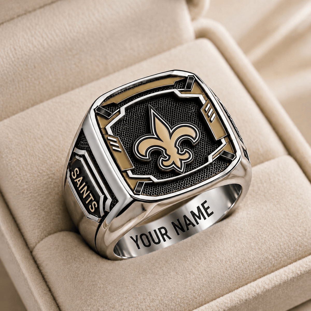 Exclusive NFL x NO Personalized Name Ring