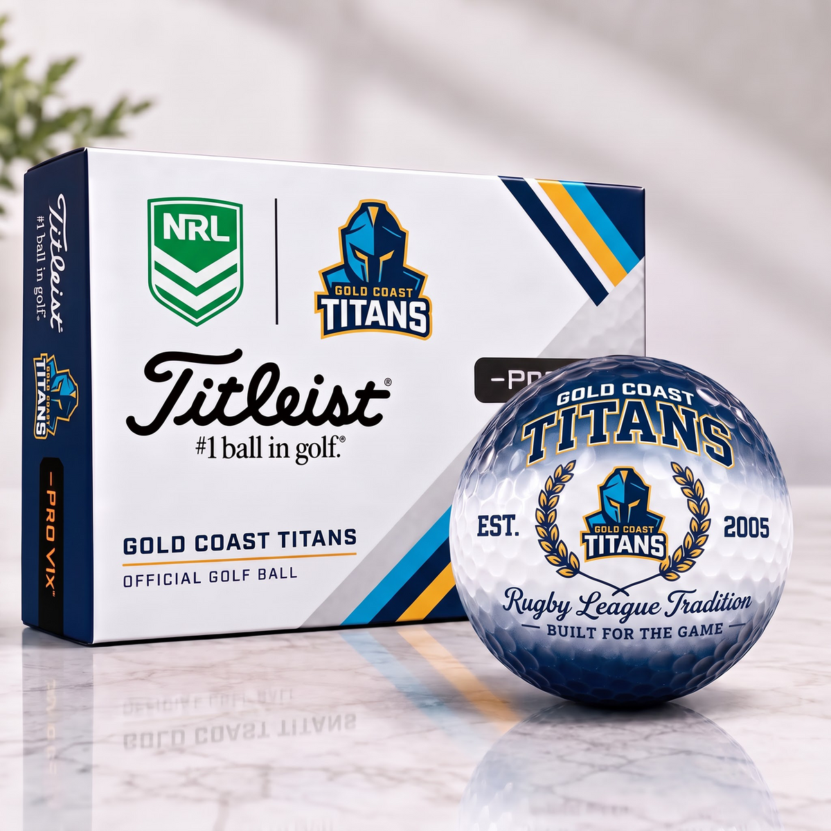 GCT X Custom NRL Football Tradition Golf Ball Set