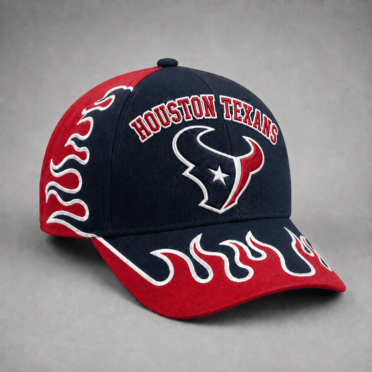 HT Premium NFL Flame Curved Brim Baseball Cap