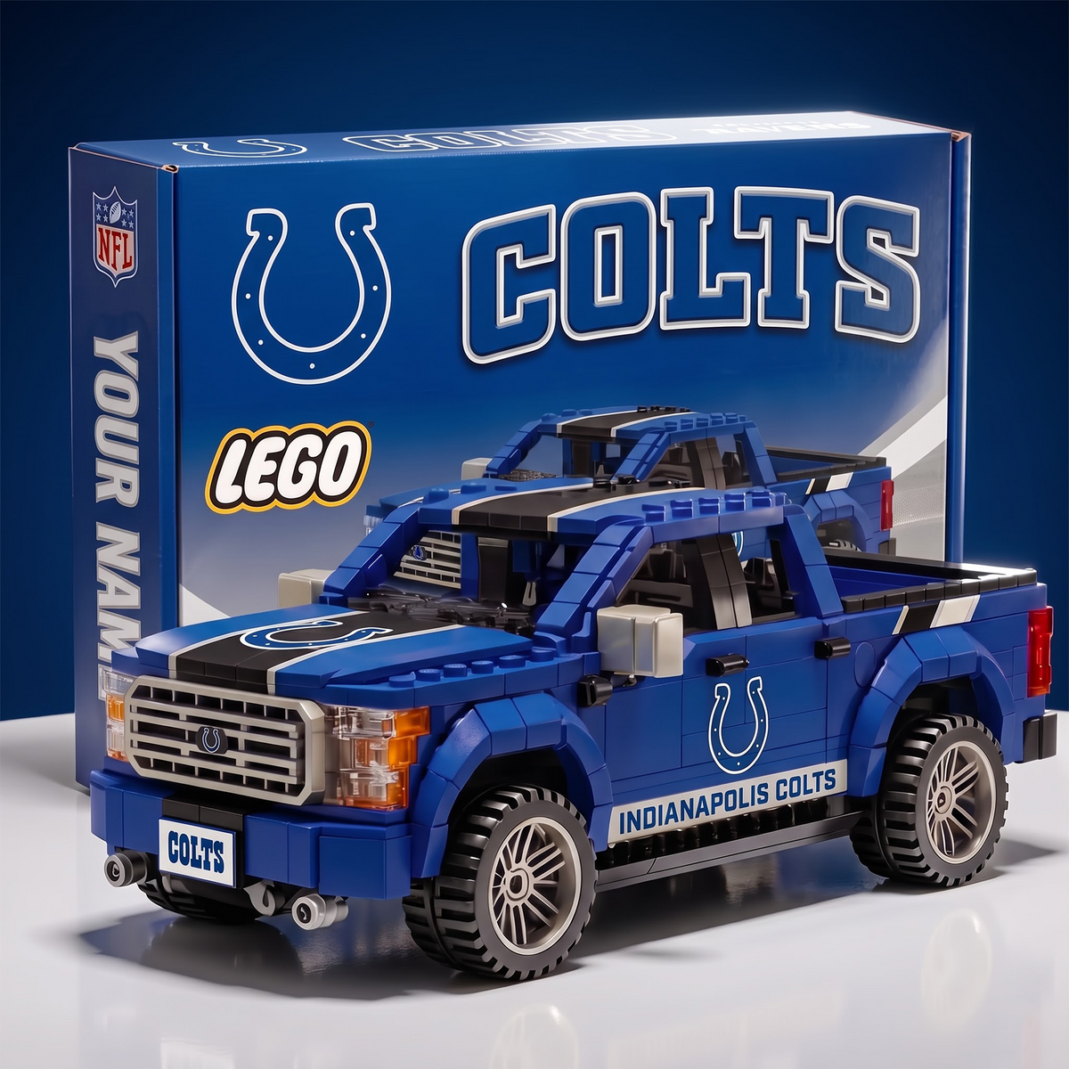 IC x NFL IN-HOUSE CRAFTED PICKUP TRUCK BUILDING BLOCK SET