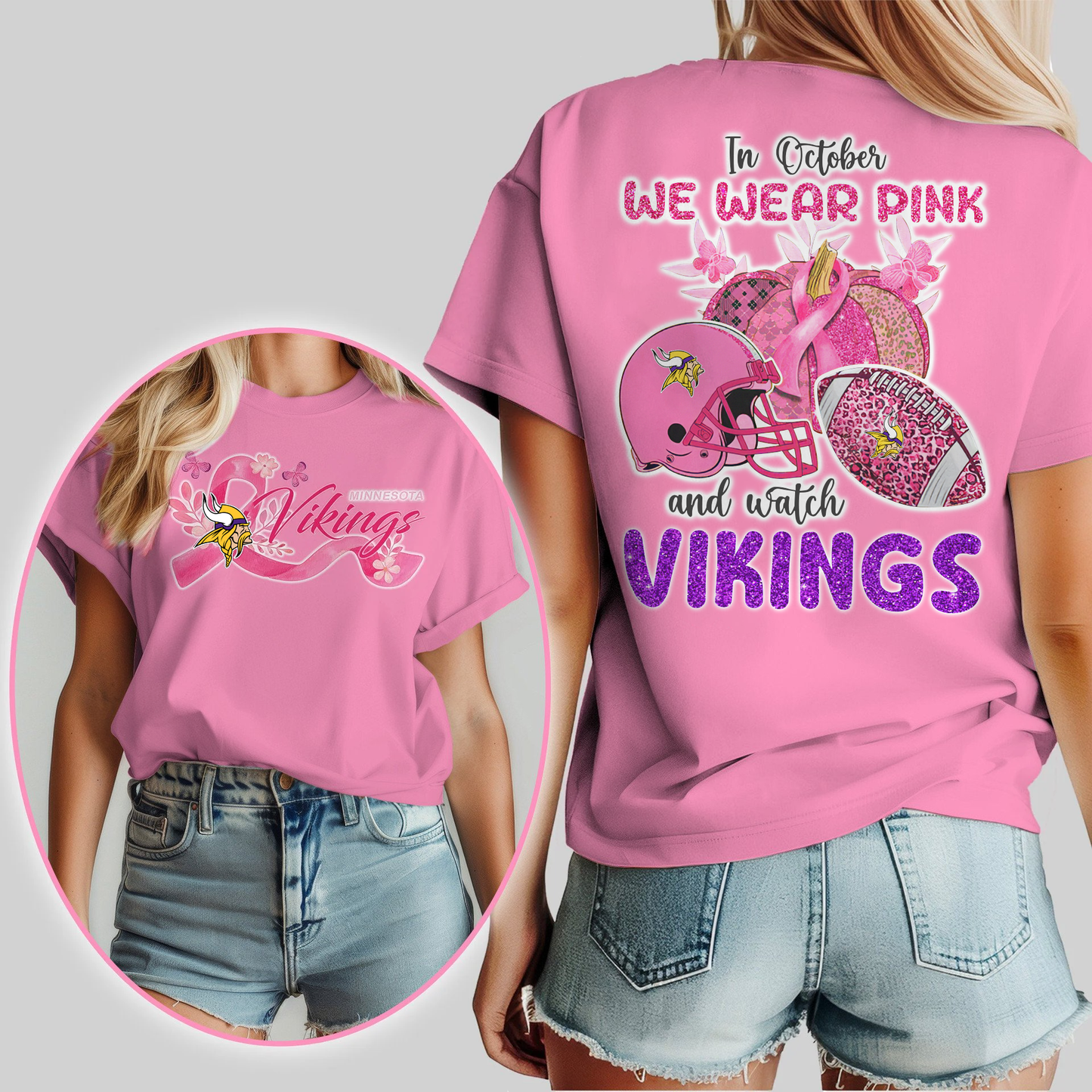 In October We Wear Pink And Watch MV Shirt 300626