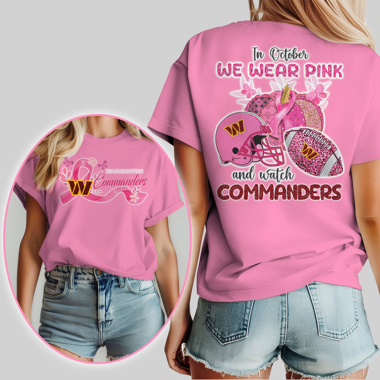 In October We Wear Pink And Watch WC Shirt 300626
