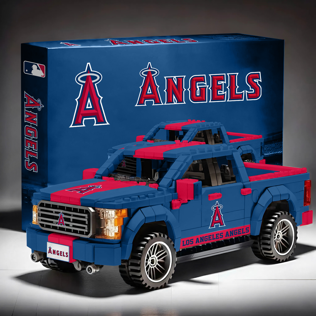 LAA X MLB Pickup Truck Building Block Set