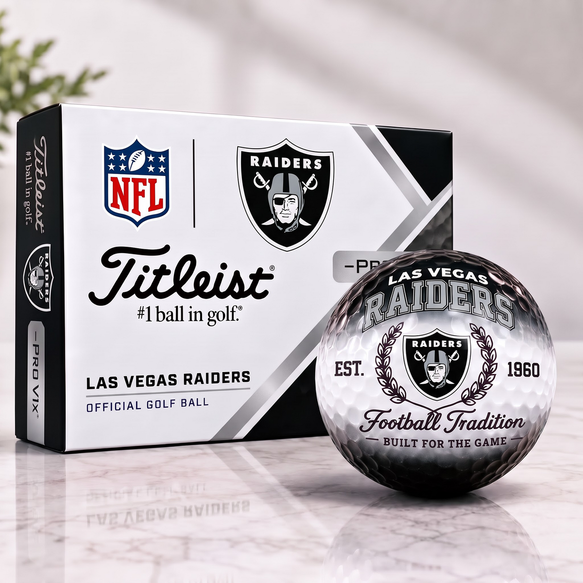 LV X Custom NFL Football Tradition Golf Ball Set