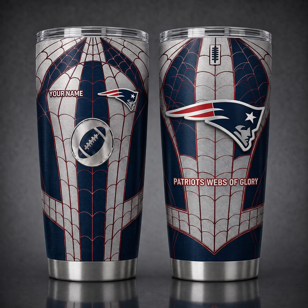 NEP NFL x Spider Premium Classic Tumbler Limited Edition Gift for Football Fans