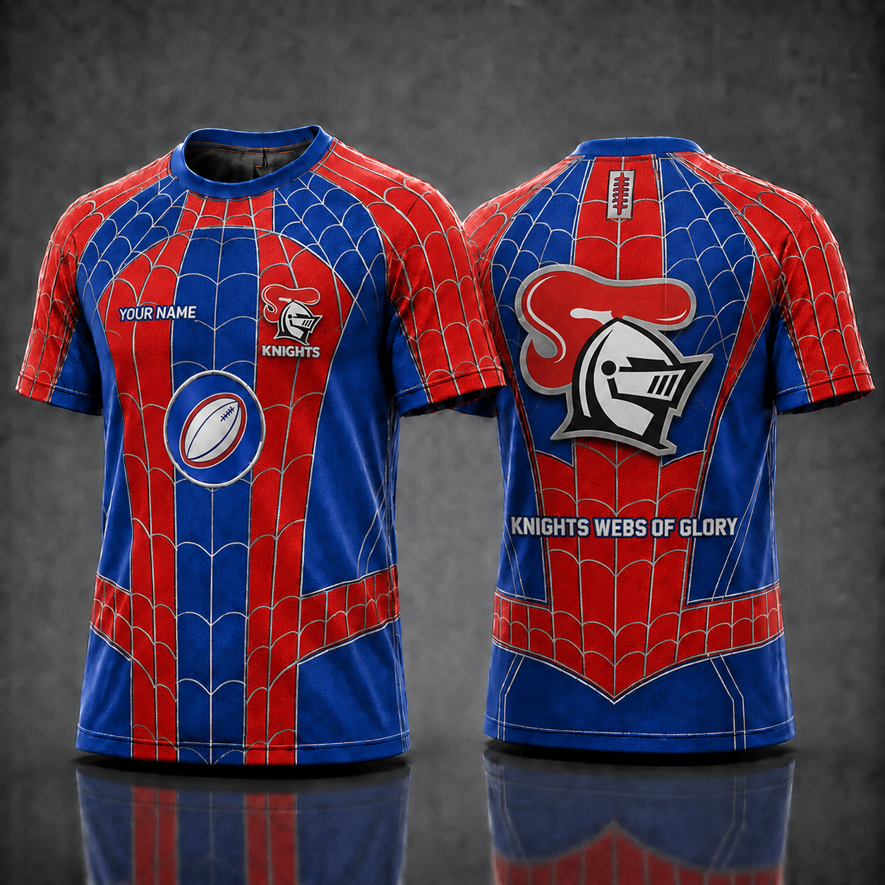 NK NRL x Spider Personalized T-Shirt – Premium Limited Edition Gift for Football Fans