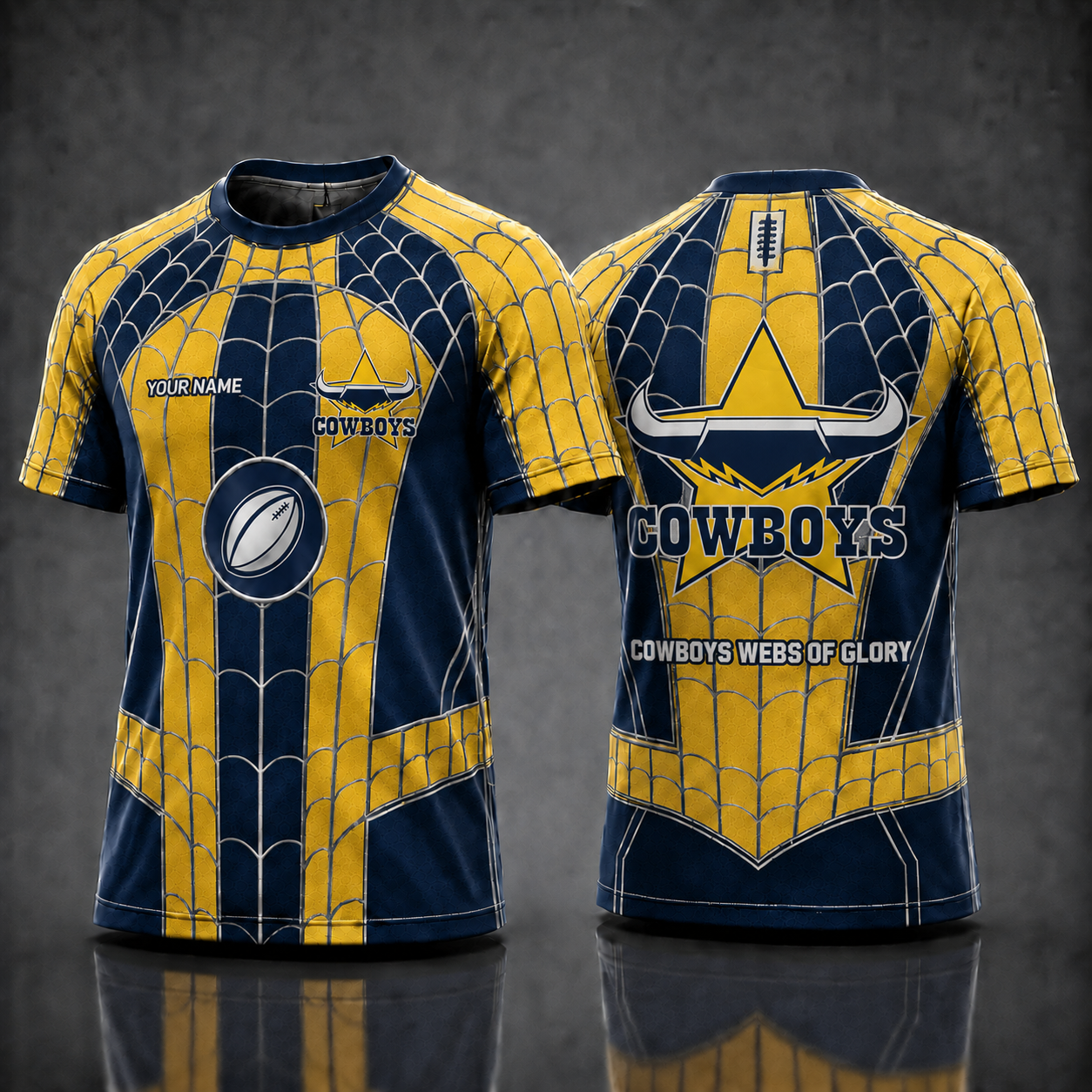 NQC NRL x Spider Personalized T-Shirt – Premium Limited Edition Gift for Football Fans
