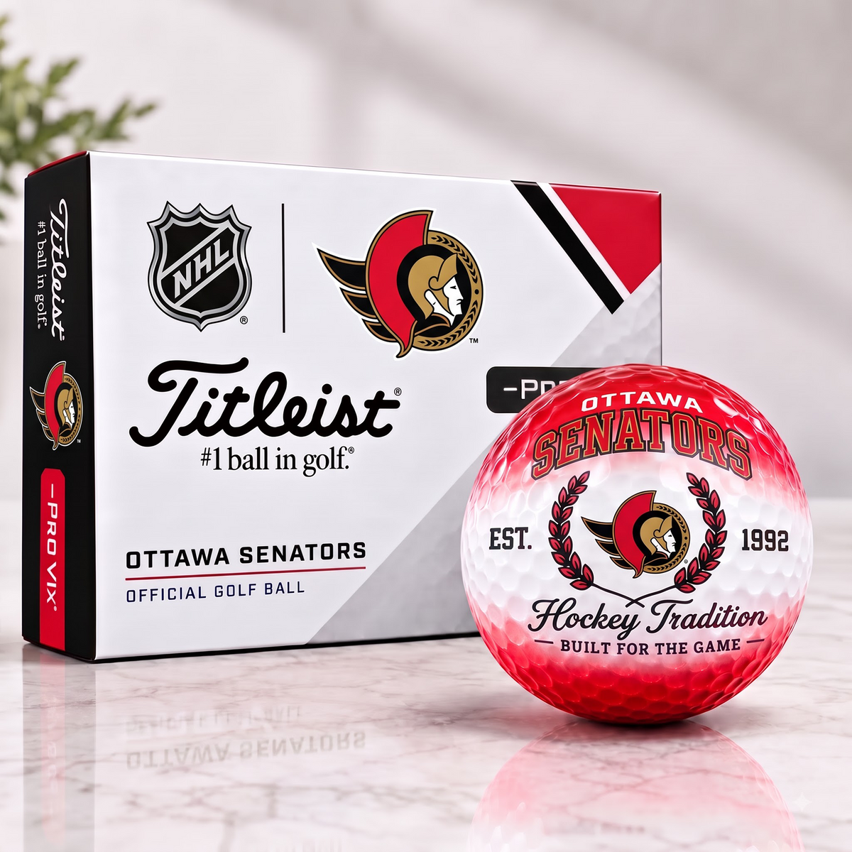 OTT X Custom NHL Football Tradition Golf Ball Set