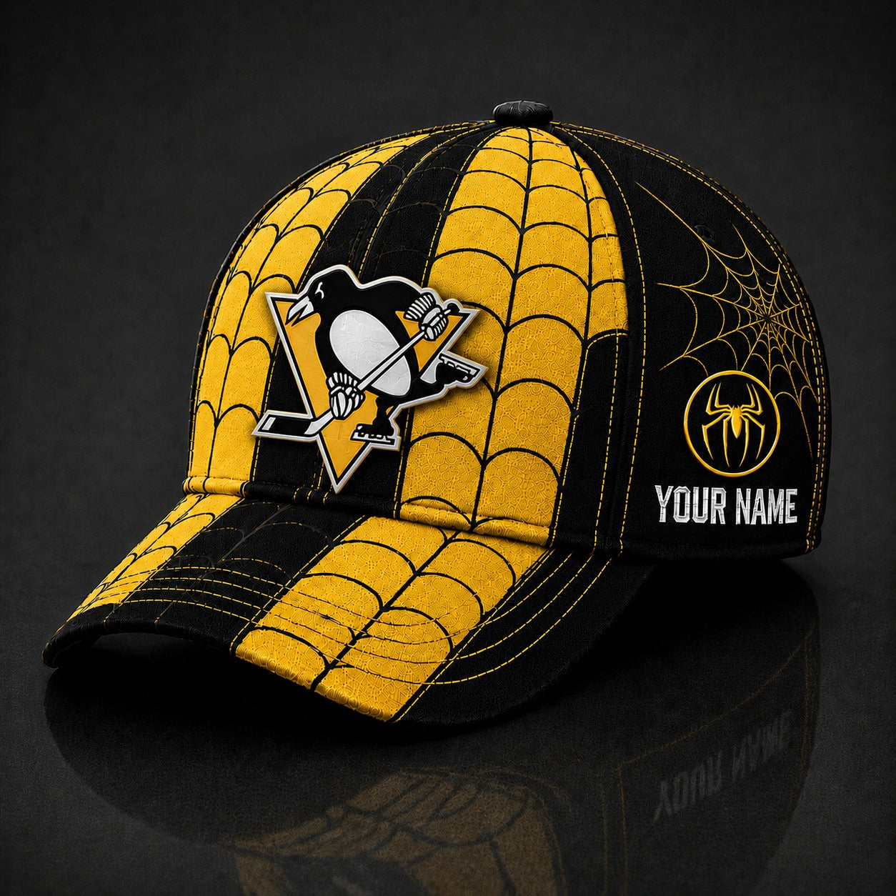 PIT NHL x Spider Man Premium V2 Classic Cap Limited Edition Gift for Football Fans