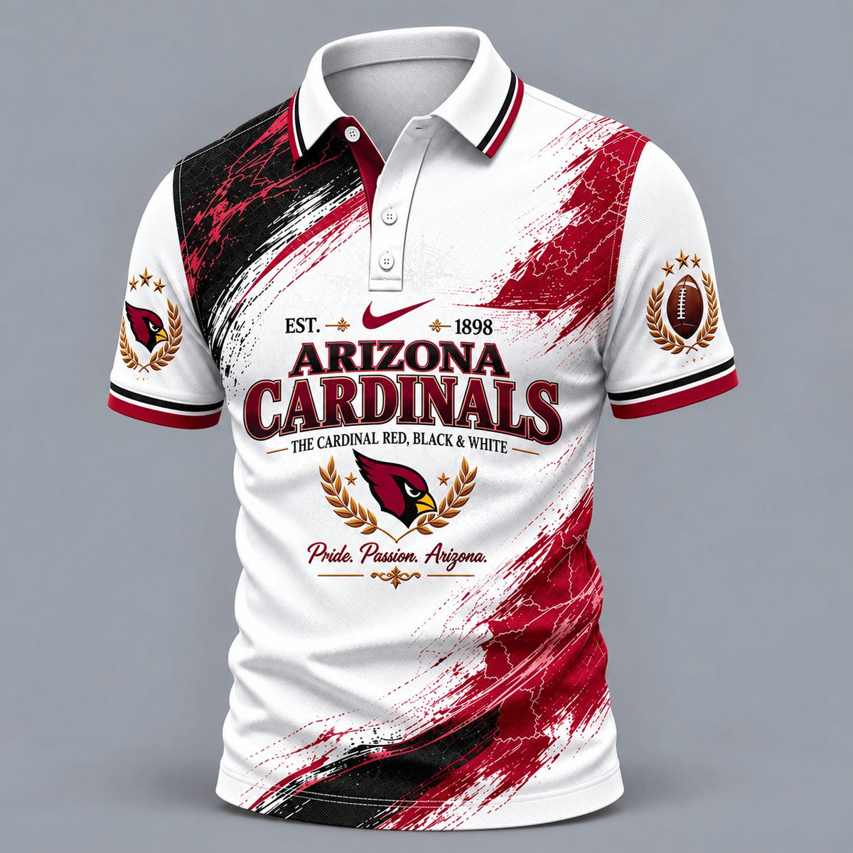PREMIUM NFL X ARI EXCLUSIVE Classic Fan Polo Limited Edition