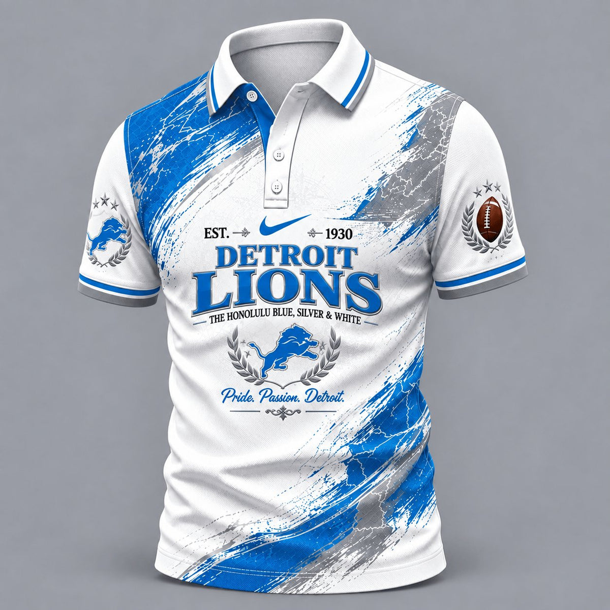 PREMIUM NFL X DET EXCLUSIVE Classic Fan Polo Limited Edition