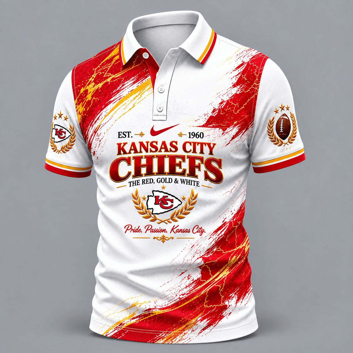 PREMIUM NFL X KC EXCLUSIVE Classic Fan Polo Limited Edition
