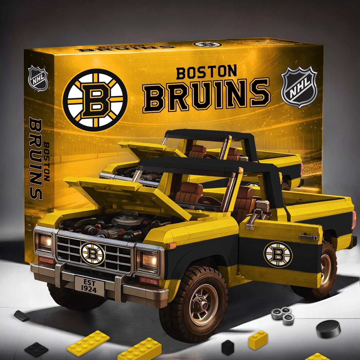 PREMIUM NHL X BB Elite Craft Ford F150 3D Build Your Own Toy NDT NHM 180426