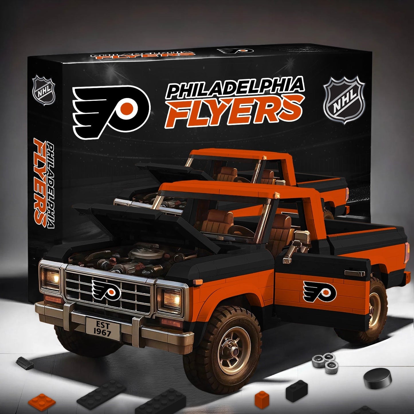 PREMIUM NHL X PF Elite Craft Ford F150 3D Build Your Own Toy NDT NHM 180426