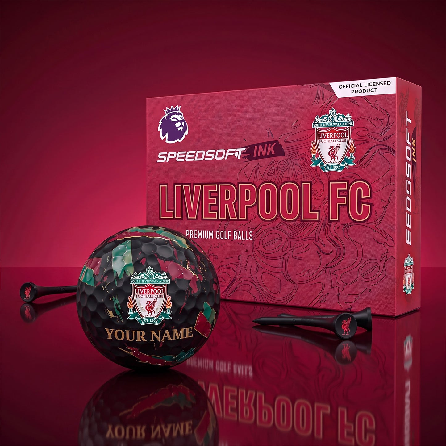 PREMIUM EPL X LV EXCLUSIVE PERSONALIZED GOLF BALL SET LIMITED EDTION