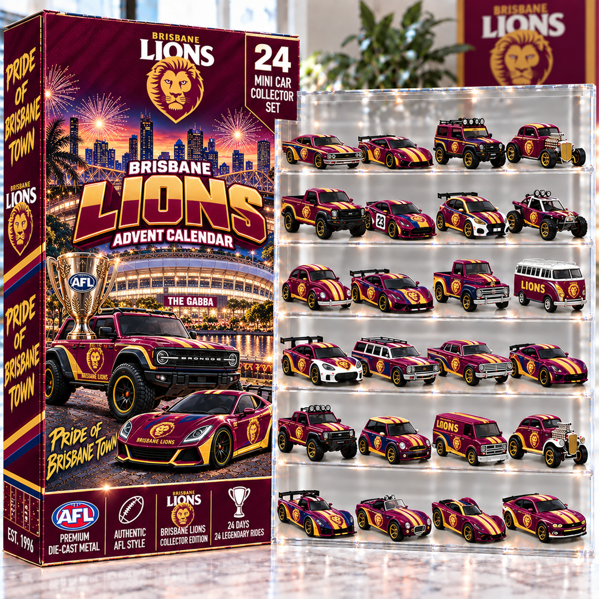 Premium AFL BL Mini Car Advent Calendar V4