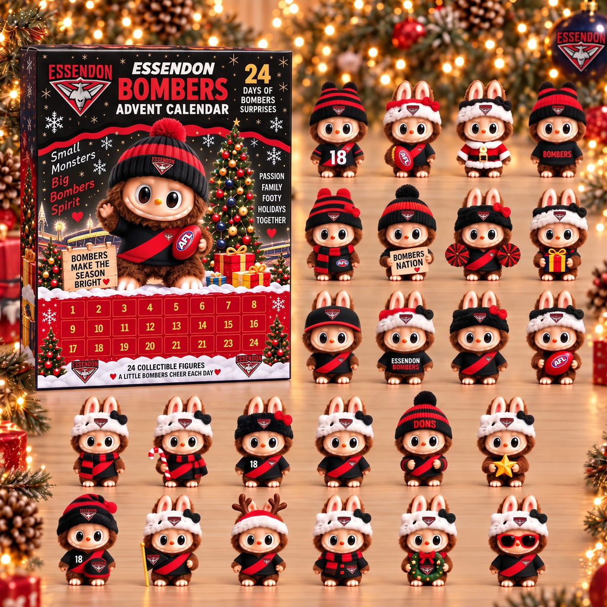 Premium AFL EB x Labubu Christmas Avent Calendar V7