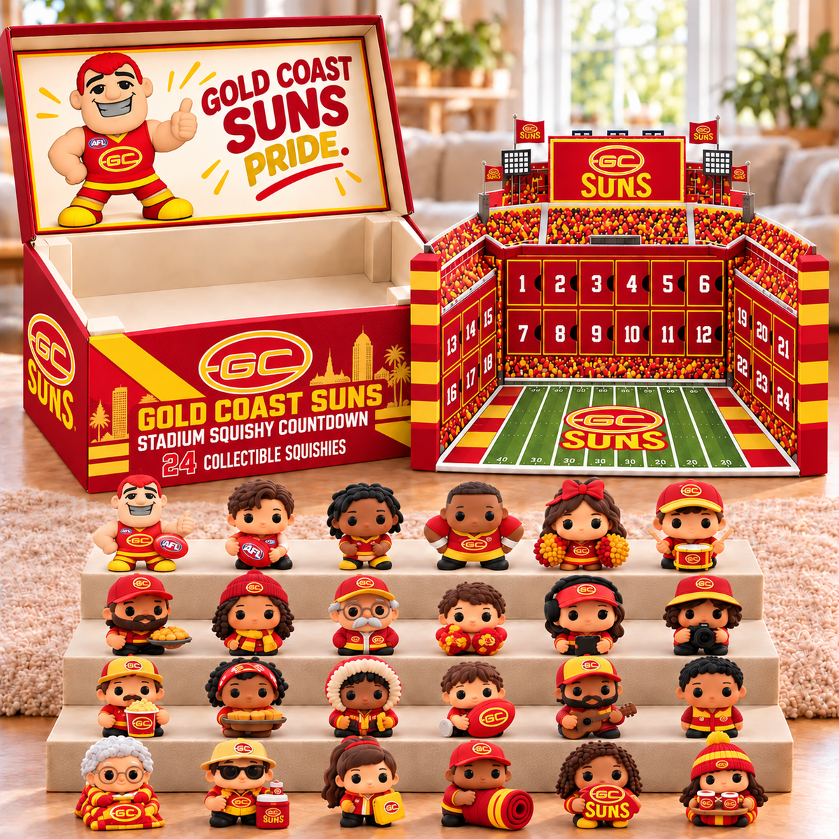 Premium AFL GCS Stadium Squishy Advent Calendar V8