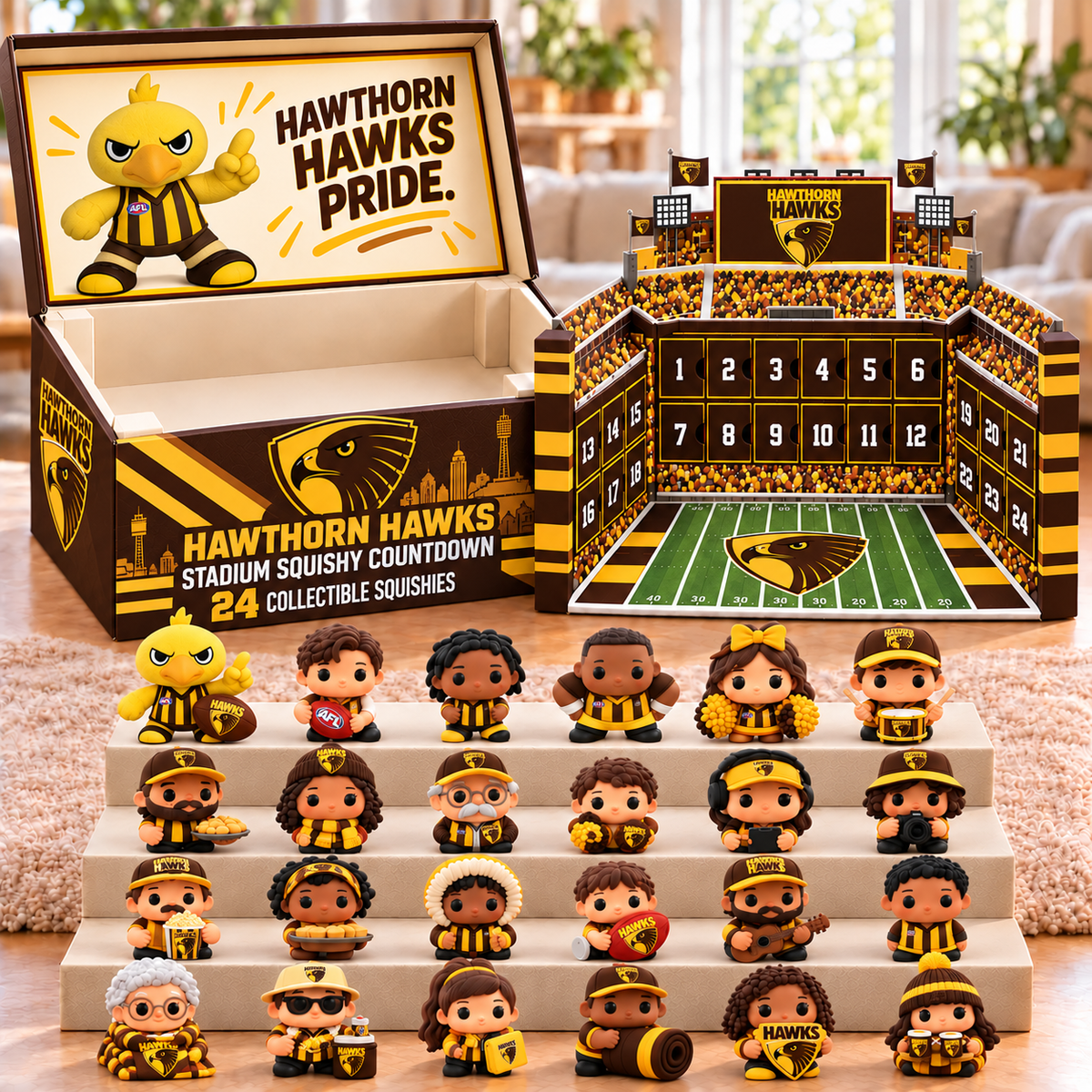 Premium AFL HH Stadium Squishy Advent Calendar V8