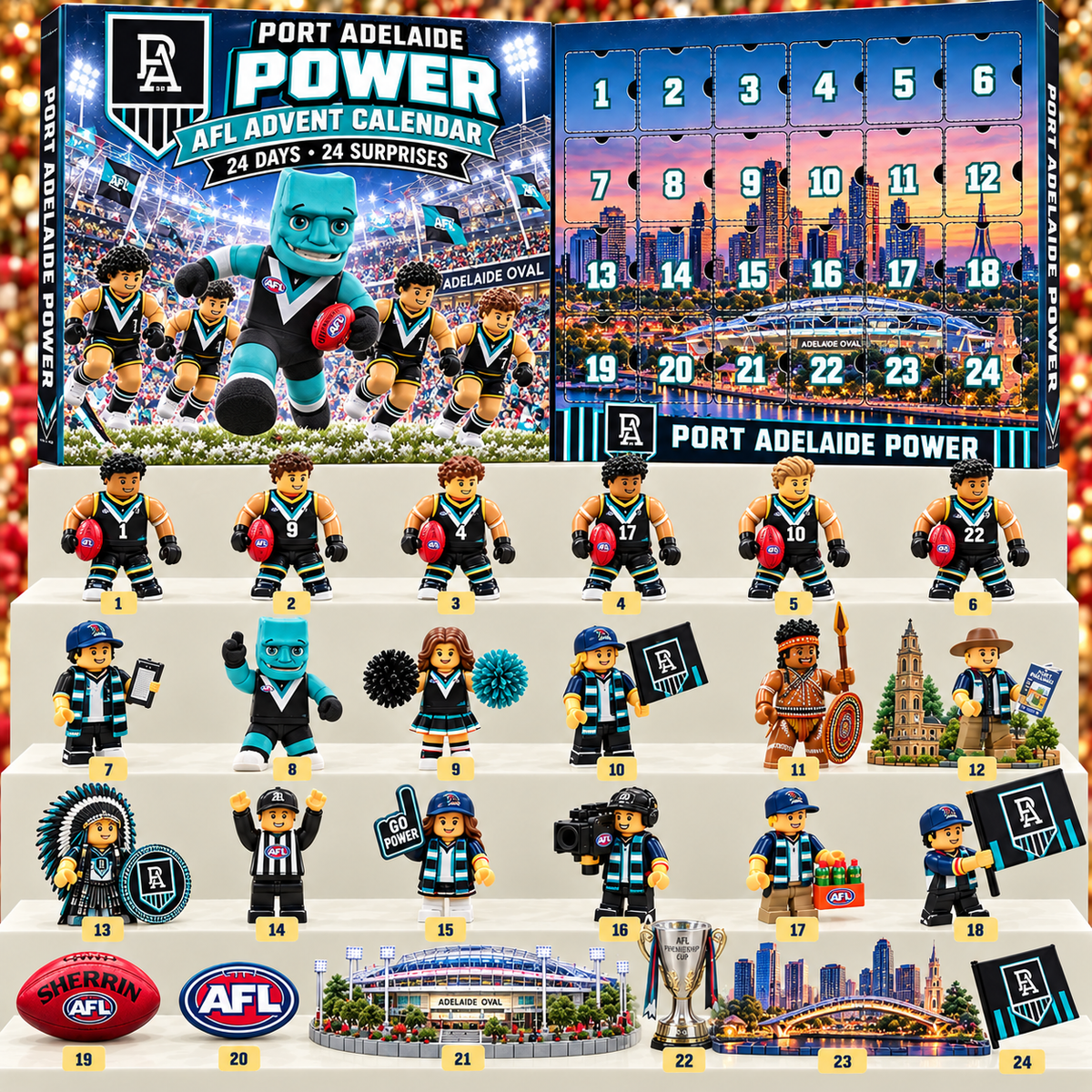 Premium AFL PAP 24-Piece Football Collectible Advent Calendar V2