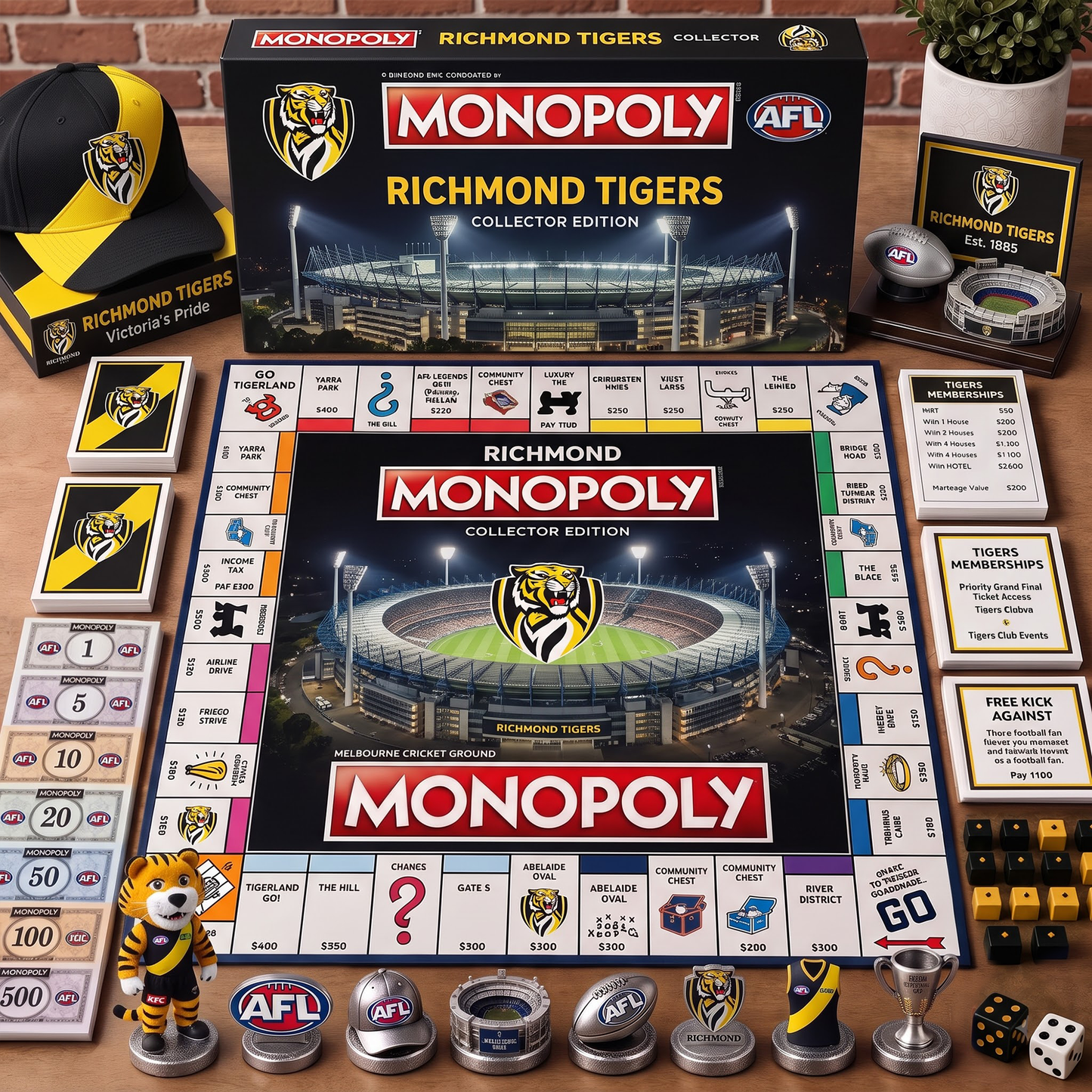 Premium AFL RT Monopoly Collector’s Edition Board Game