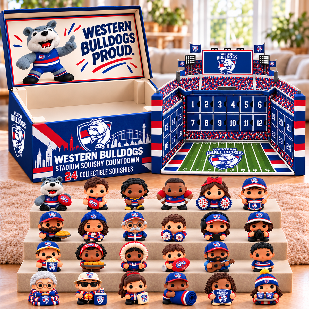 Premium AFL WB Stadium Squishy Advent Calendar V8