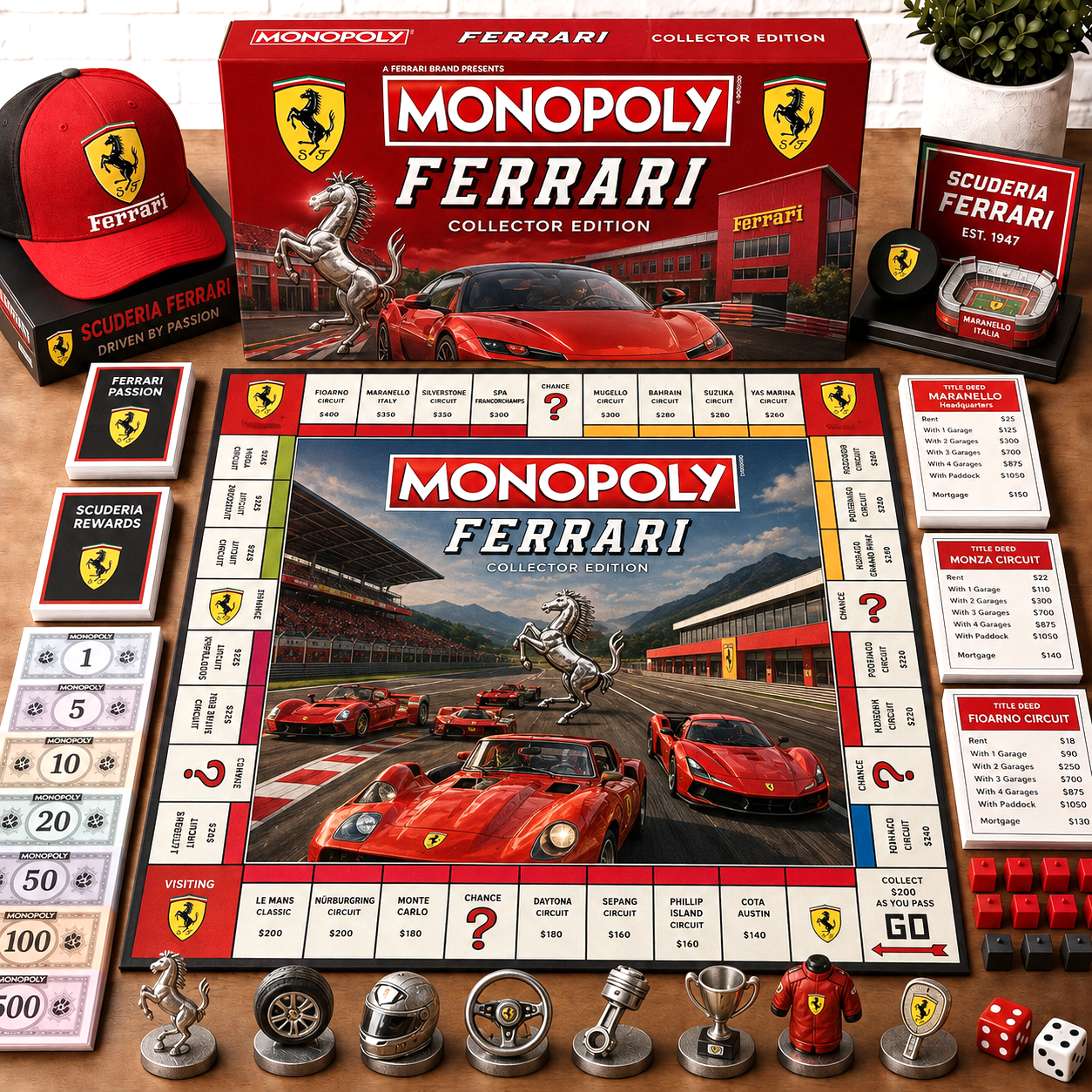 Premium Car FRR Monopoly Collector’s Edition Board Game NMD CTKT