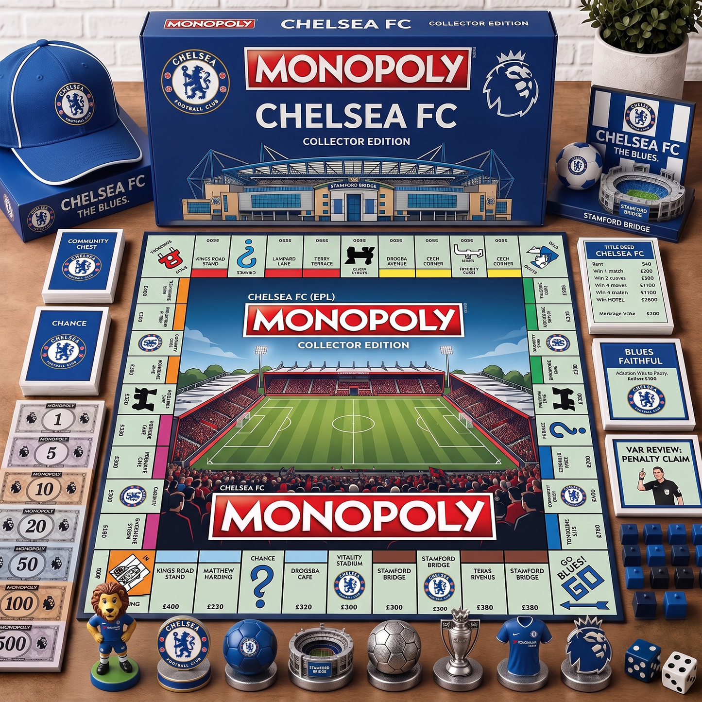 Premium EPL CHE Monopoly Collector’s Edition Board Game