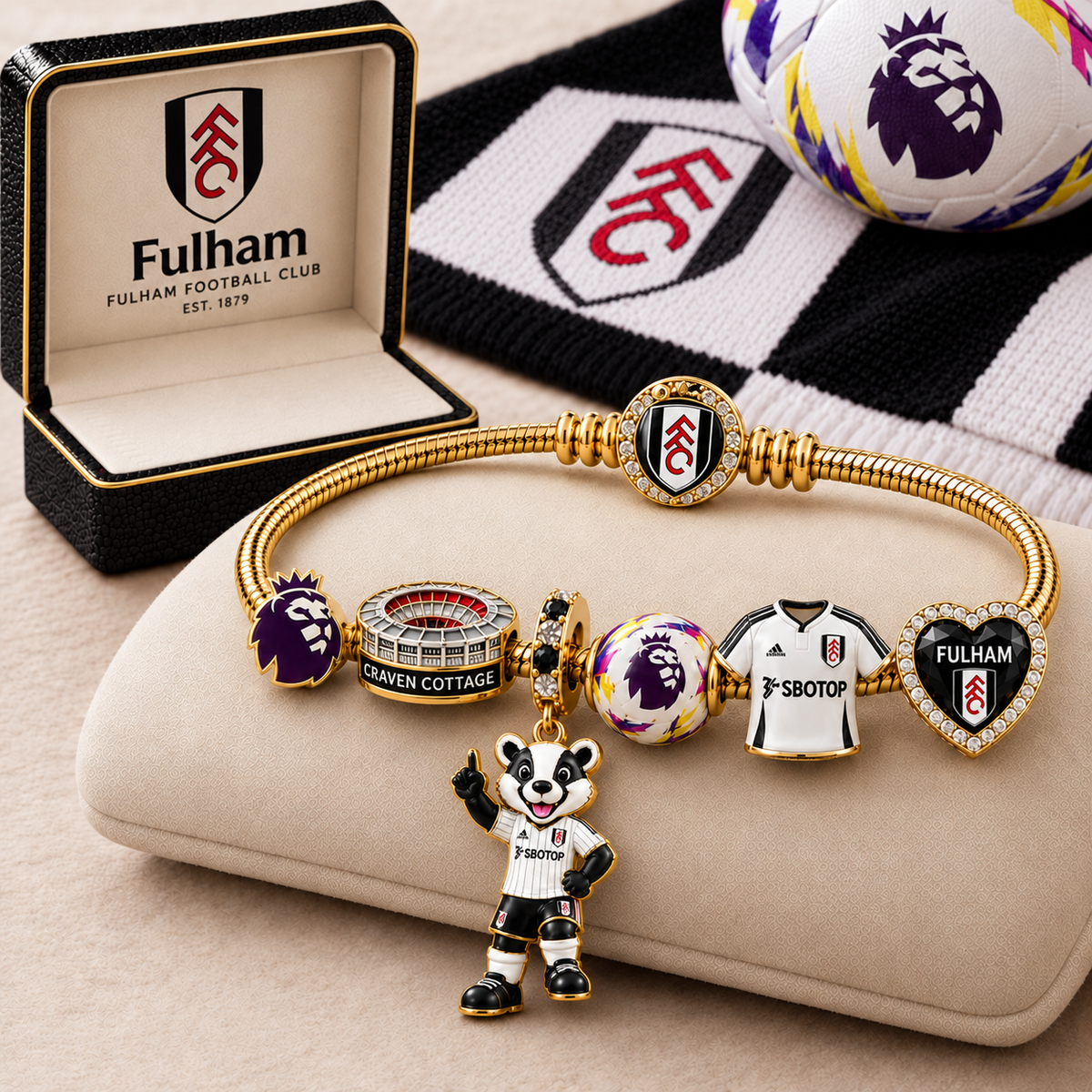 Premium EPL FULL Gold Charm Bracelet Set