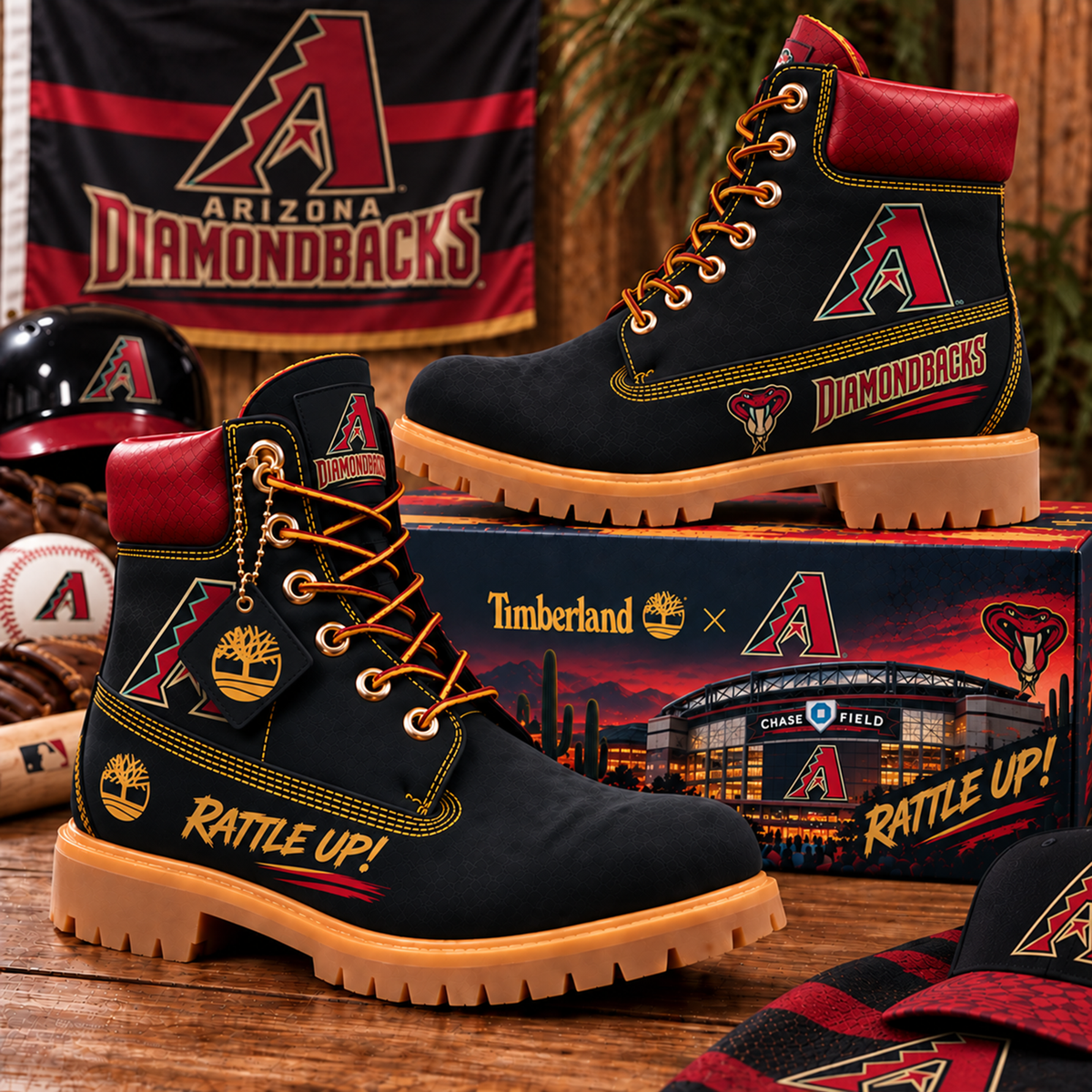 Premium MLB ARI Heritage Boots