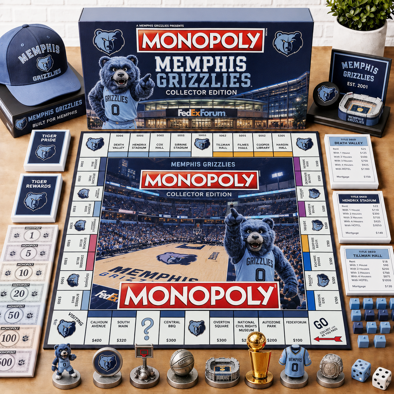 Premium NBA MPG Monopoly Collector’s Edition Board Game NMD CTKT