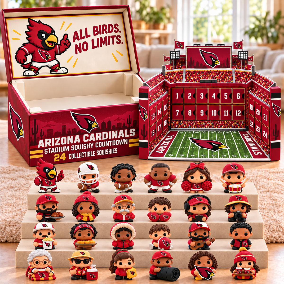 Premium NFL AC Stadium Squishy Advent Calendar V8