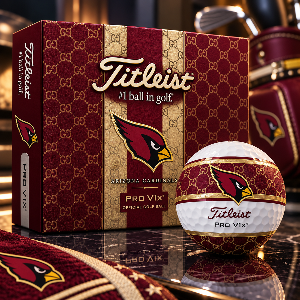 Premium NFL AC x GC x Titleist Pro V1 Golf Ball Set V3