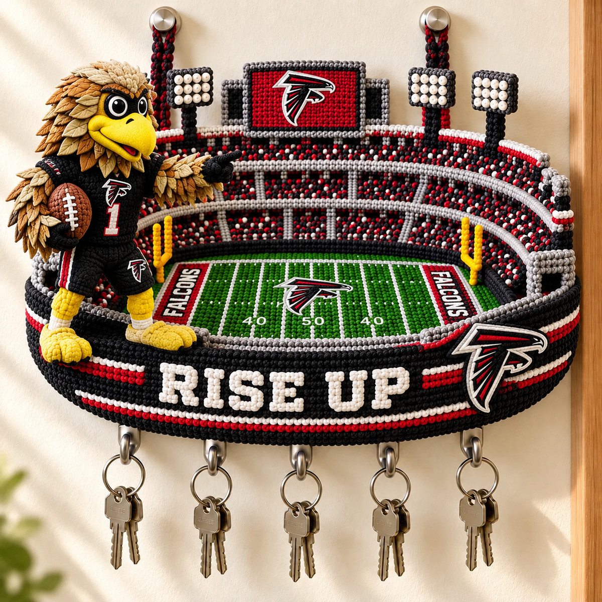 Premium NFL AF Wall Mounted Key Holder