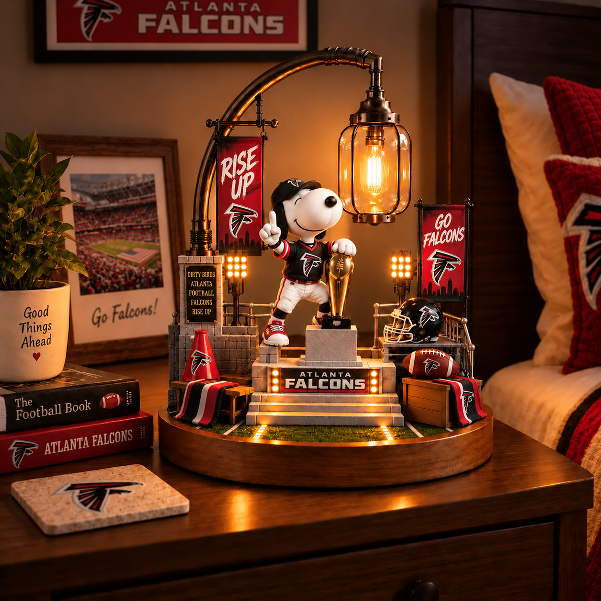 Premium NFL AF x SNP Themed Bedside Lamp