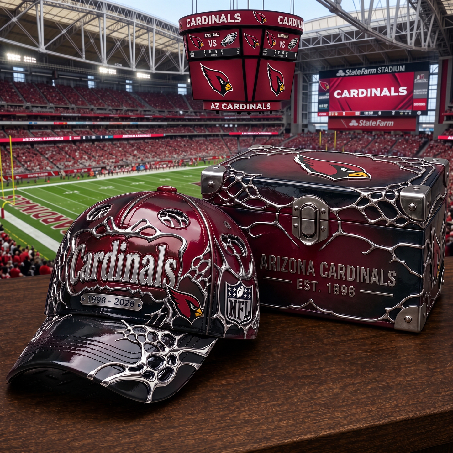 Premium NFL ARI Metallic Legacy Anniversary
