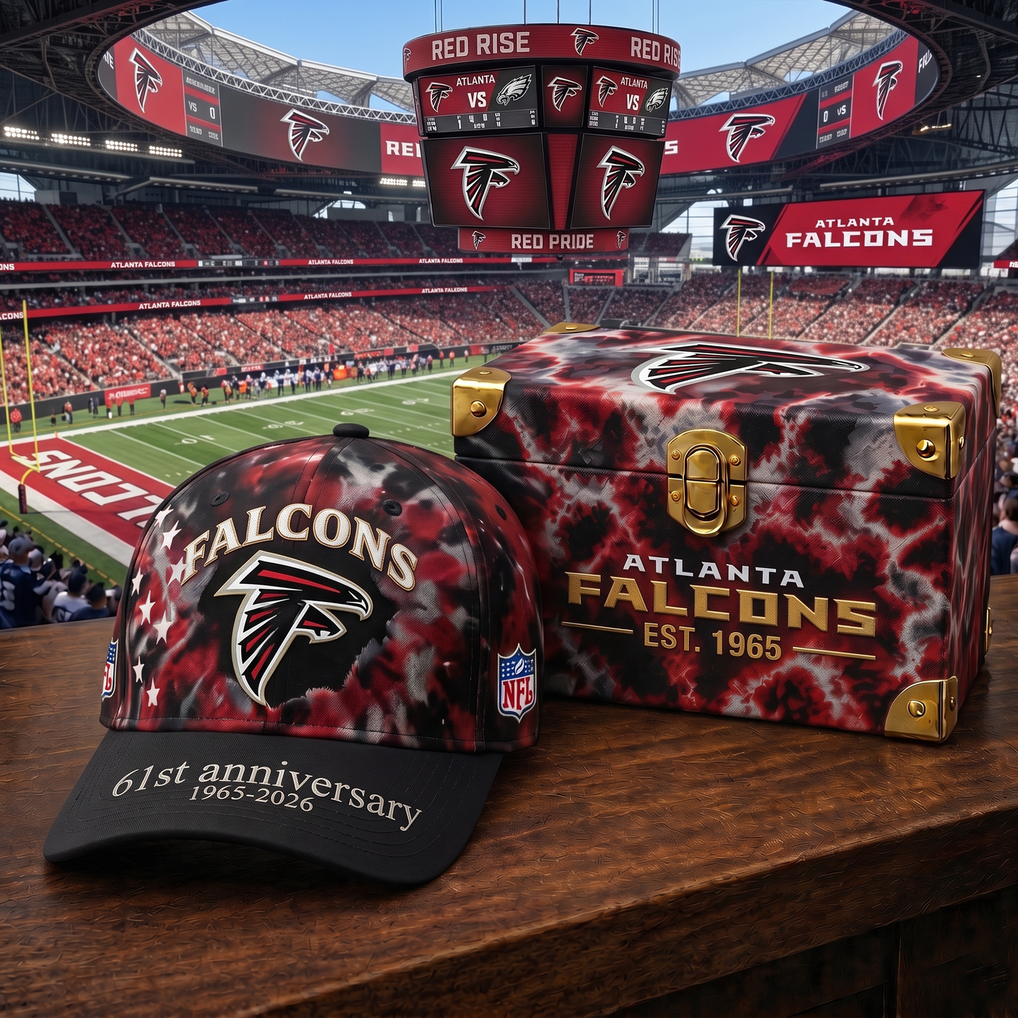 Premium NFL ATL Anniversary Pride Cap