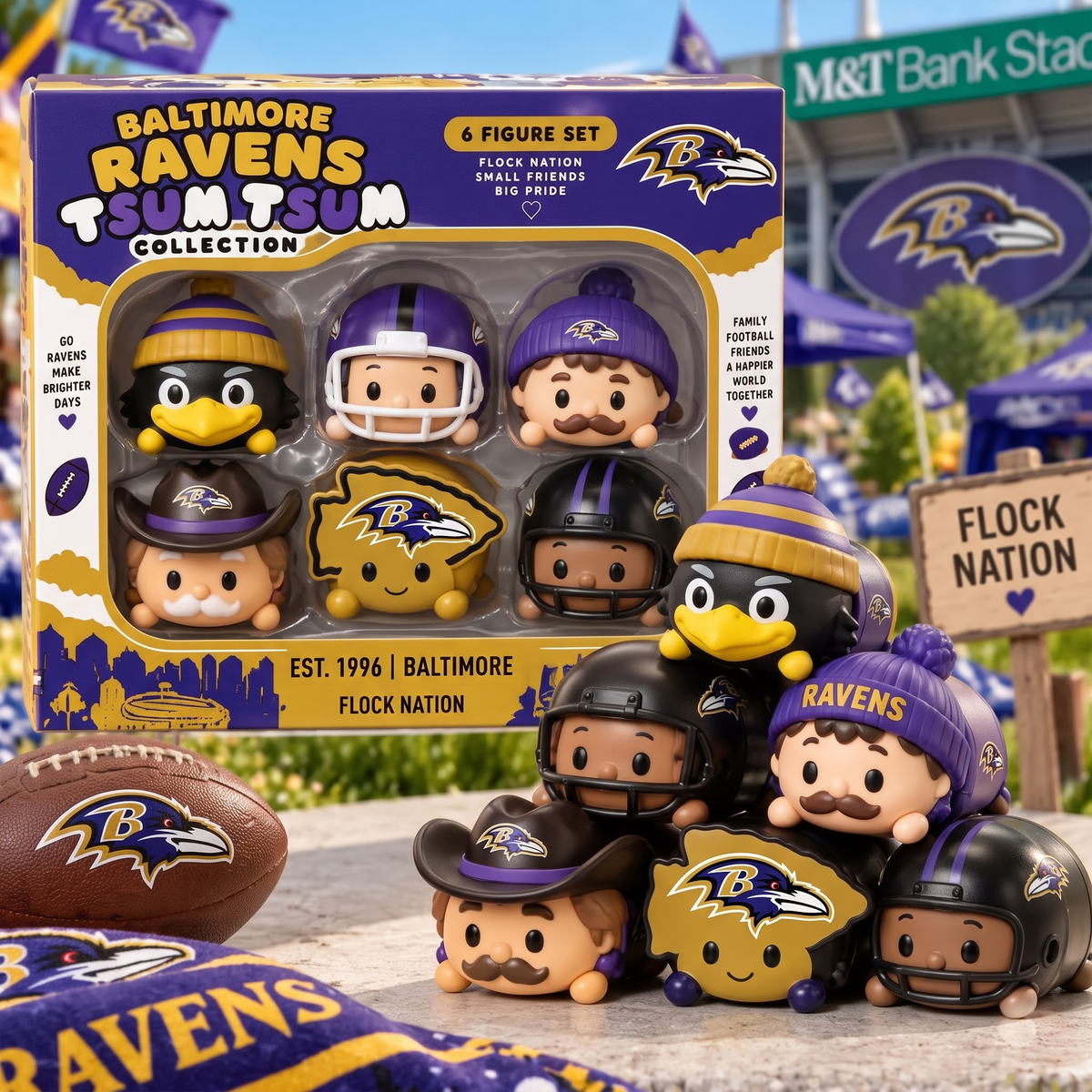 Premium NFL BAL Tsum Tsum Collector Set