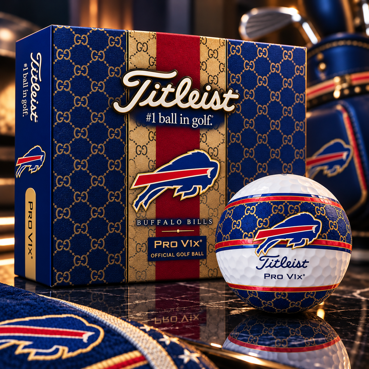 Premium NFL BB x GC x Titleist Pro V1 Golf Ball Set V3