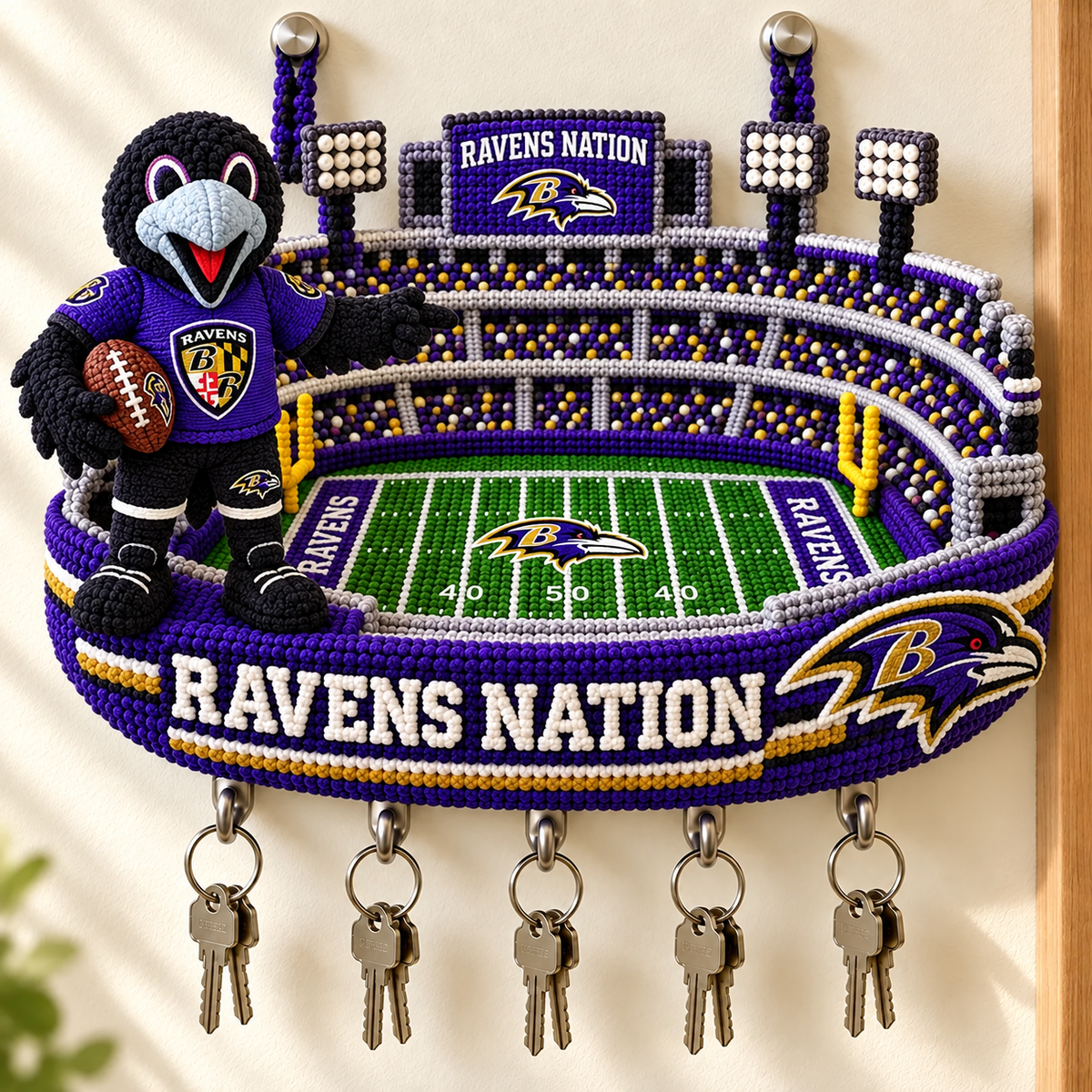 Premium NFL BR Wall Mounted Key Holder