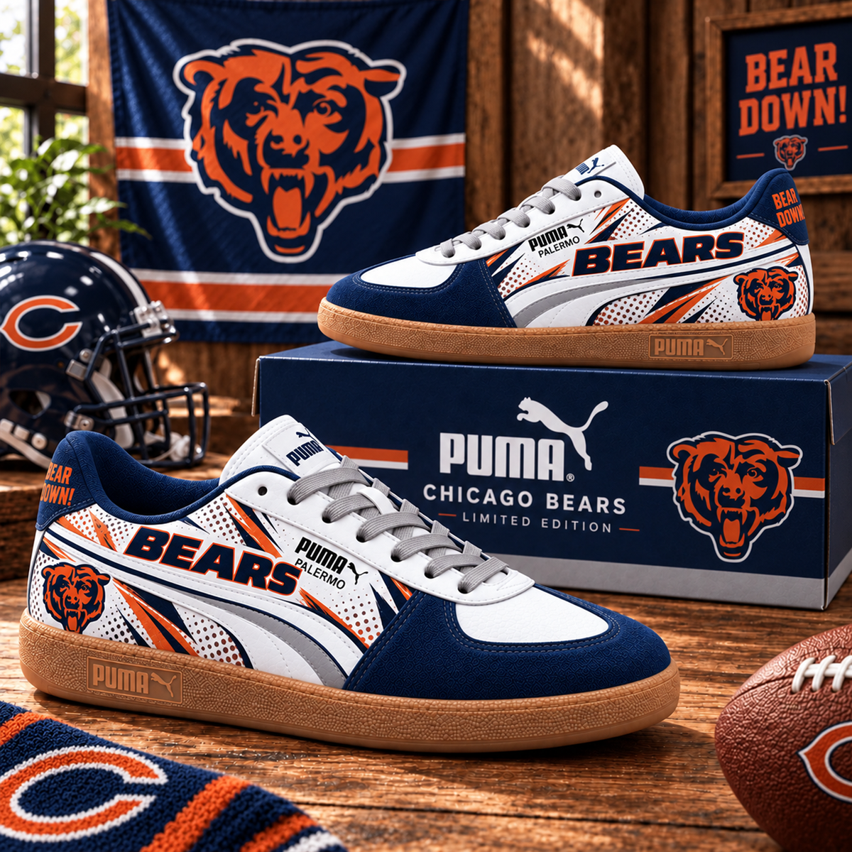 Premium NFL CHI Palermo Sneaker