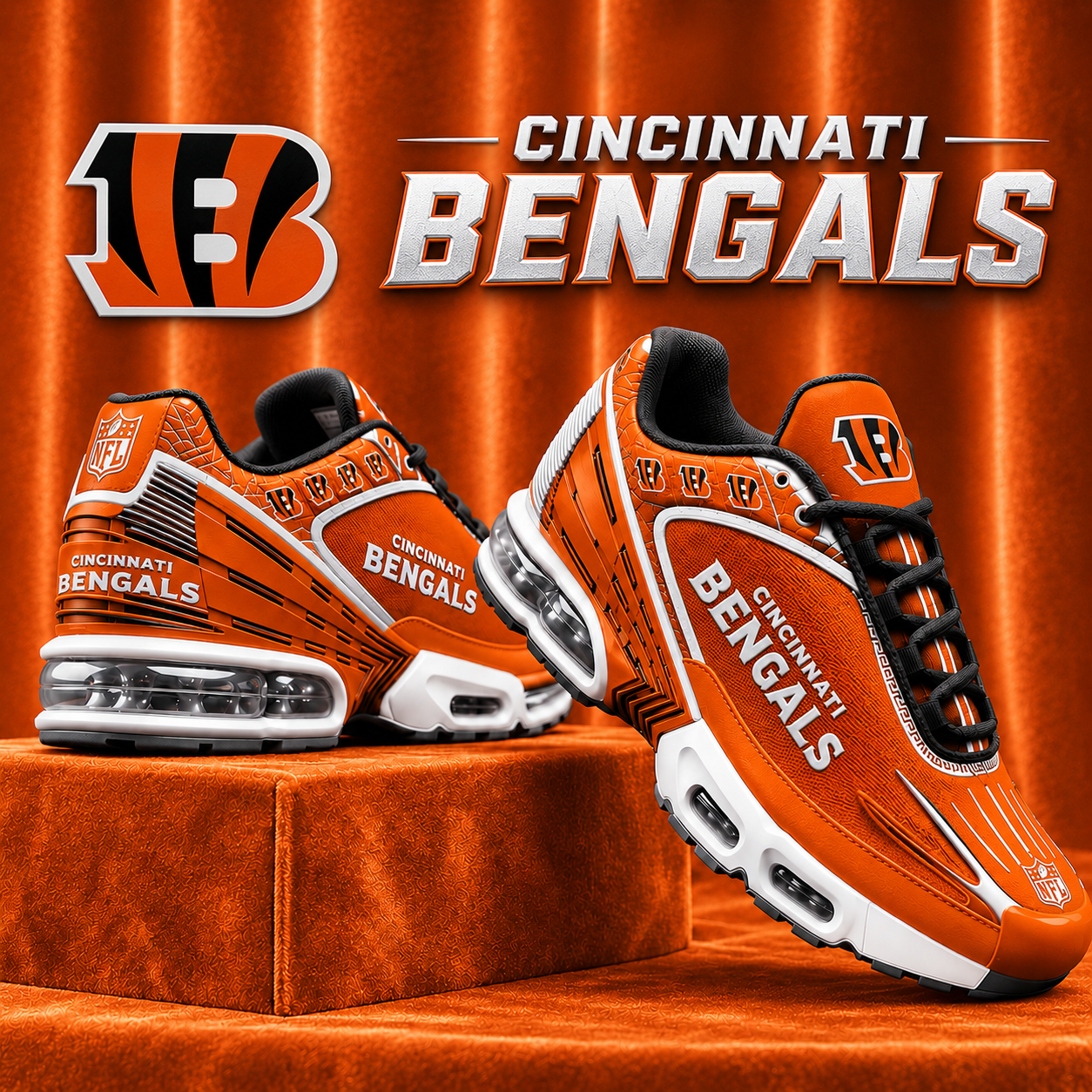 Premium NFL CIN Legacy Air Max Sneaker