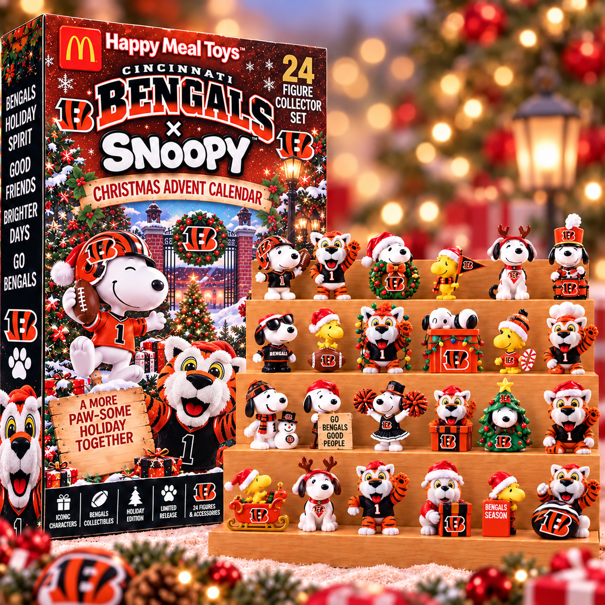 Premium NFL CIN x SNP Christmas Crossover Advent Calendar V10