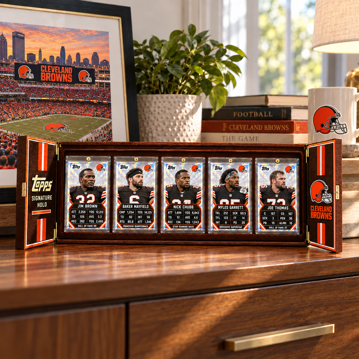 Premium NFL CLE Card Collector‘s Box Set