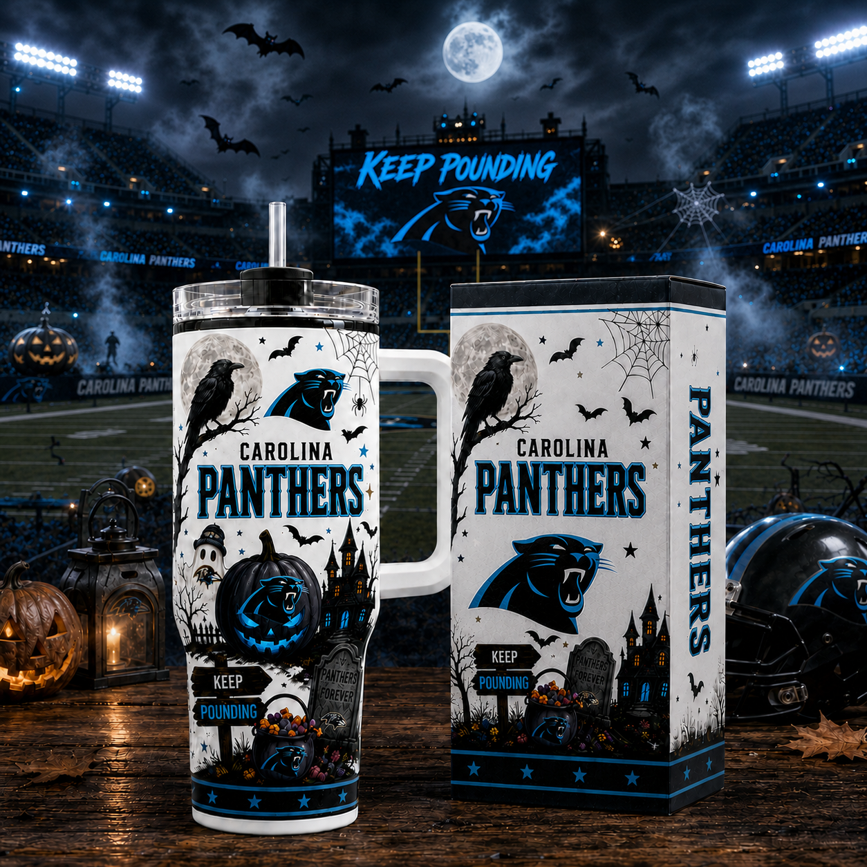Premium NFL CP Halloween Spirit Insulated Tumbler